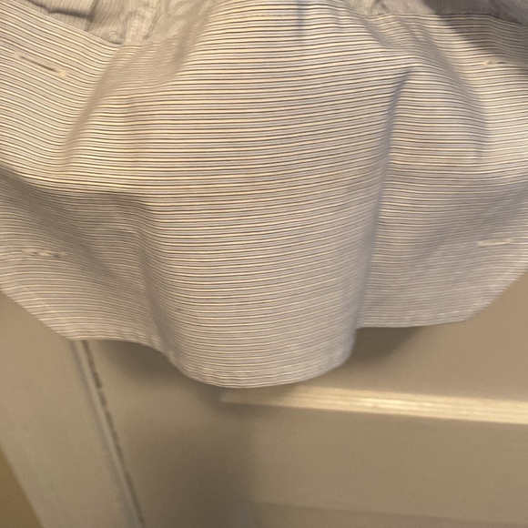 Blue and White Striped Dress Shirt - 17” Neck - Picture 2 of 4